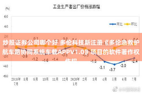 炒股证券公司哪个好 多伦科技新注册《多伦急救护航车路协同系统车载APPV1.0》项目的软件著作权