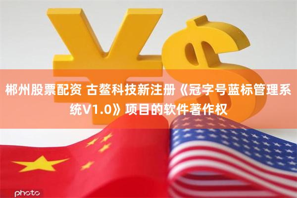 郴州股票配资 古鳌科技新注册《冠字号蓝标管理系统V1.0》项目的软件著作权