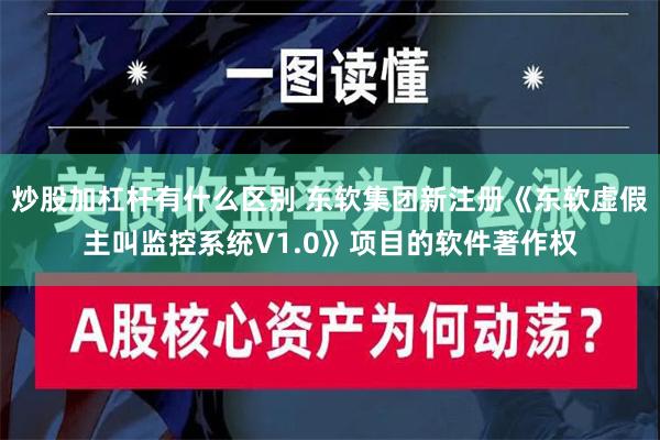 炒股加杠杆有什么区别 东软集团新注册《东软虚假主叫监控系统V1.0》项目的软件著作权