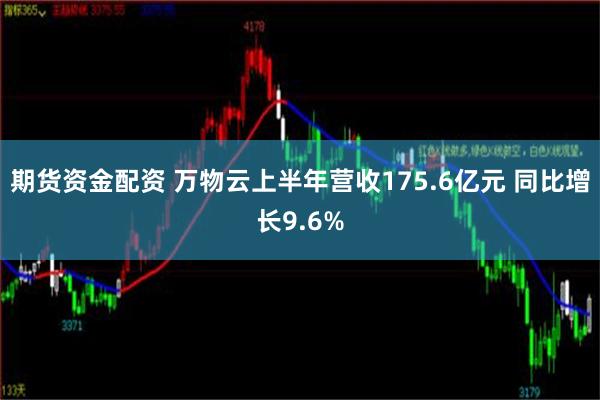 期货资金配资 万物云上半年营收175.6亿元 同比增长9.6%